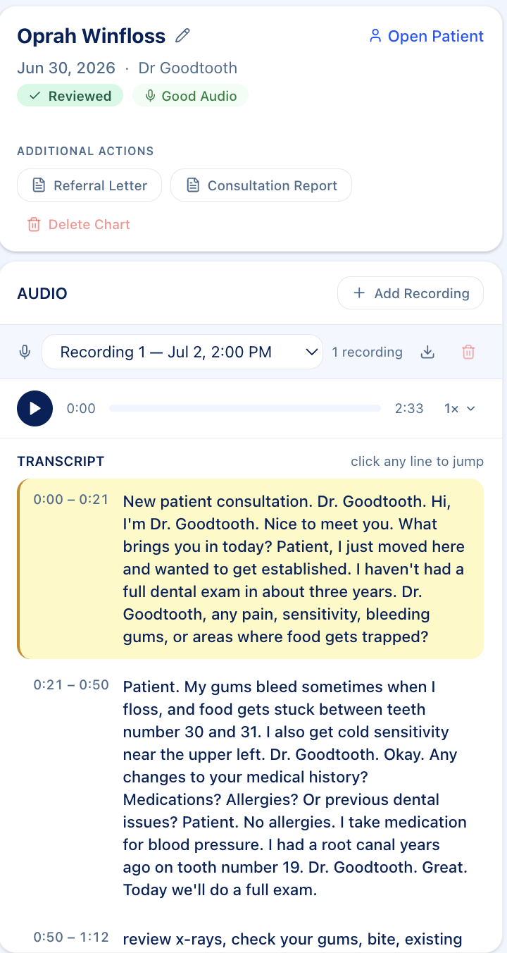 ChartAI audio transcript