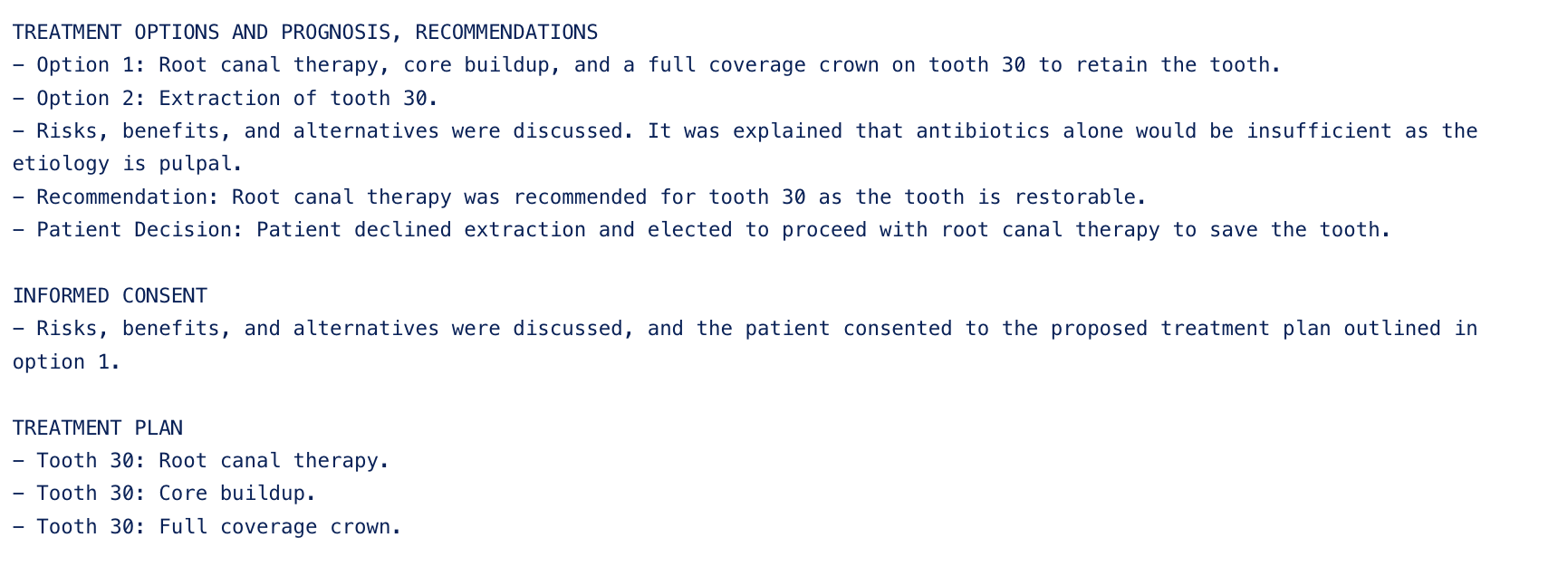 ChartAI informed consent record